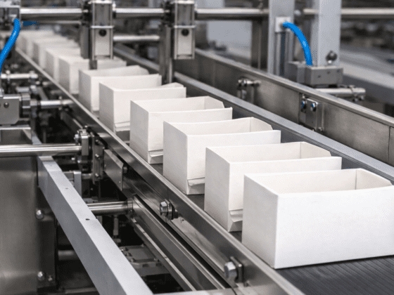 paperboard folding cartons running cleanly on an automated packaging line