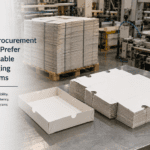 Alt Text: Repeatable paperboard packaging programs using recycled chipboard folding cartons in manufacturing production